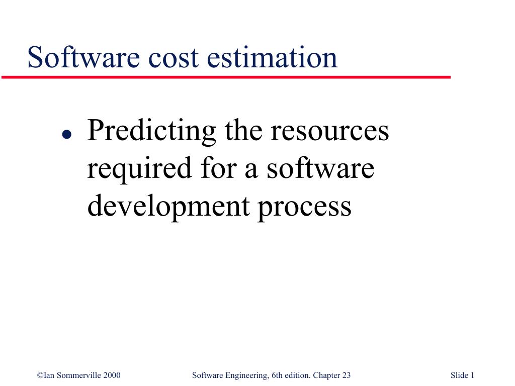 PPT Software cost estimation PowerPoint Presentation, free download