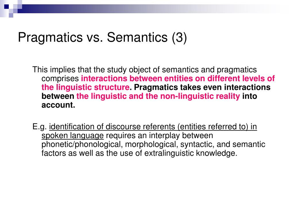 PPT NLP 1 An Introduction to Pragmatics in NLP PowerPoint