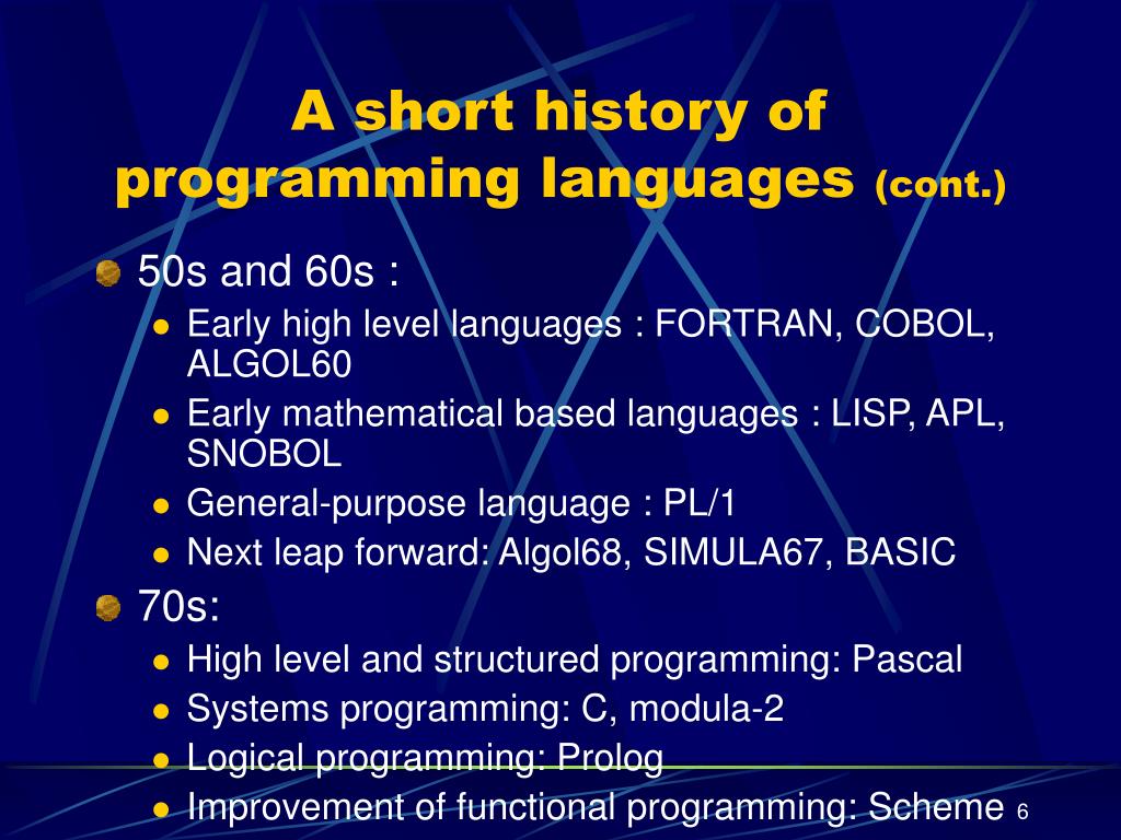 PPT Programming Languages PowerPoint Presentation, free download ID