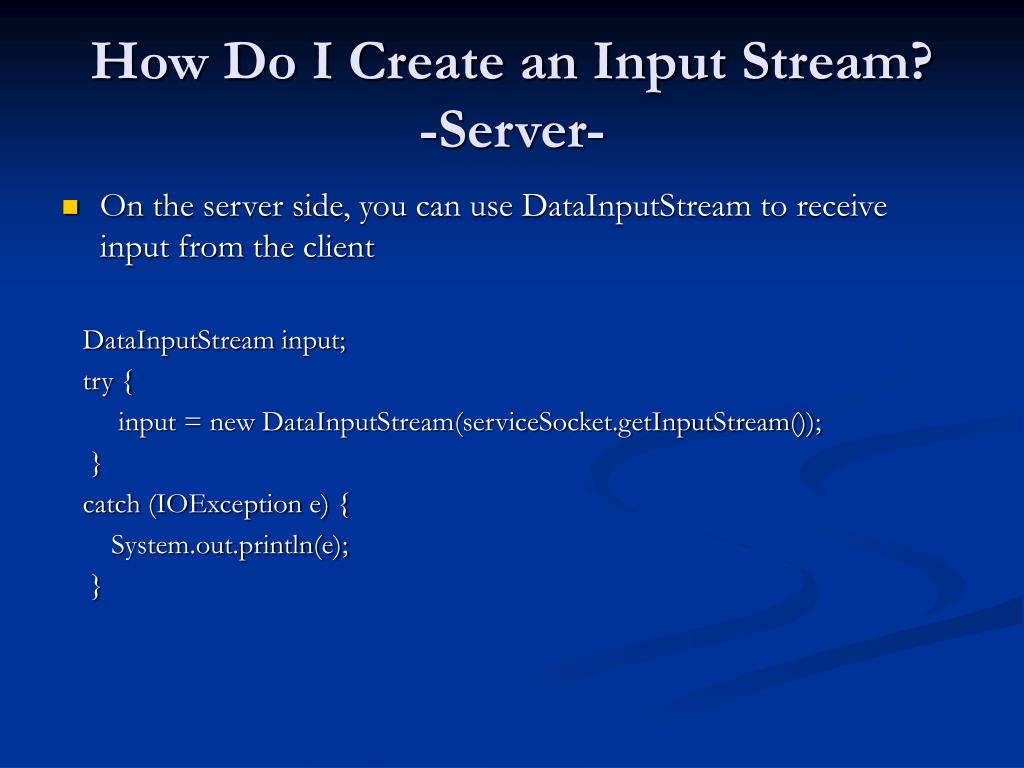 PPT Socket Programming in Java PowerPoint Presentation, free download