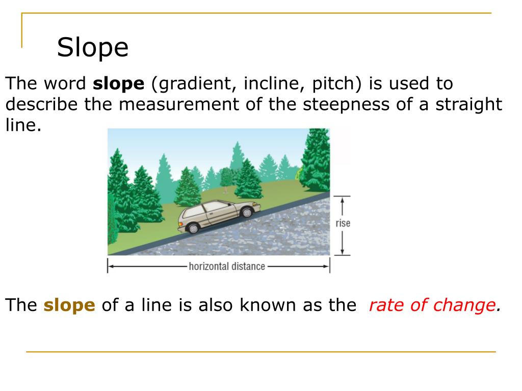 PPT Rate of Change and Slope PowerPoint Presentation, free download ID760932