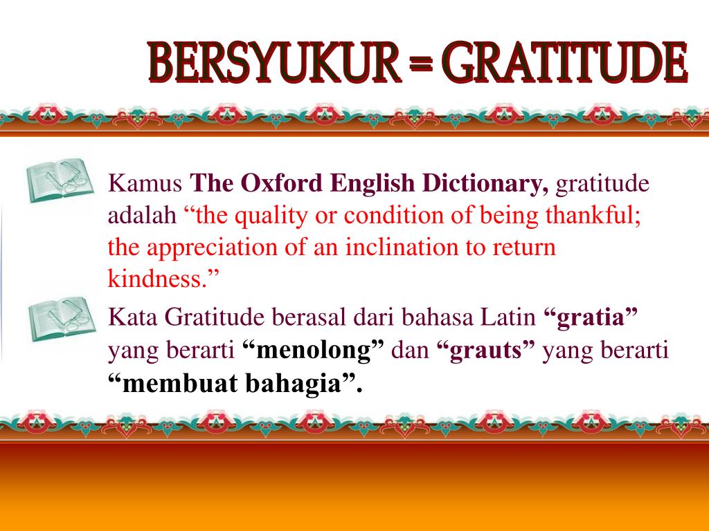 PPT Syukur PowerPoint Presentation, free download ID