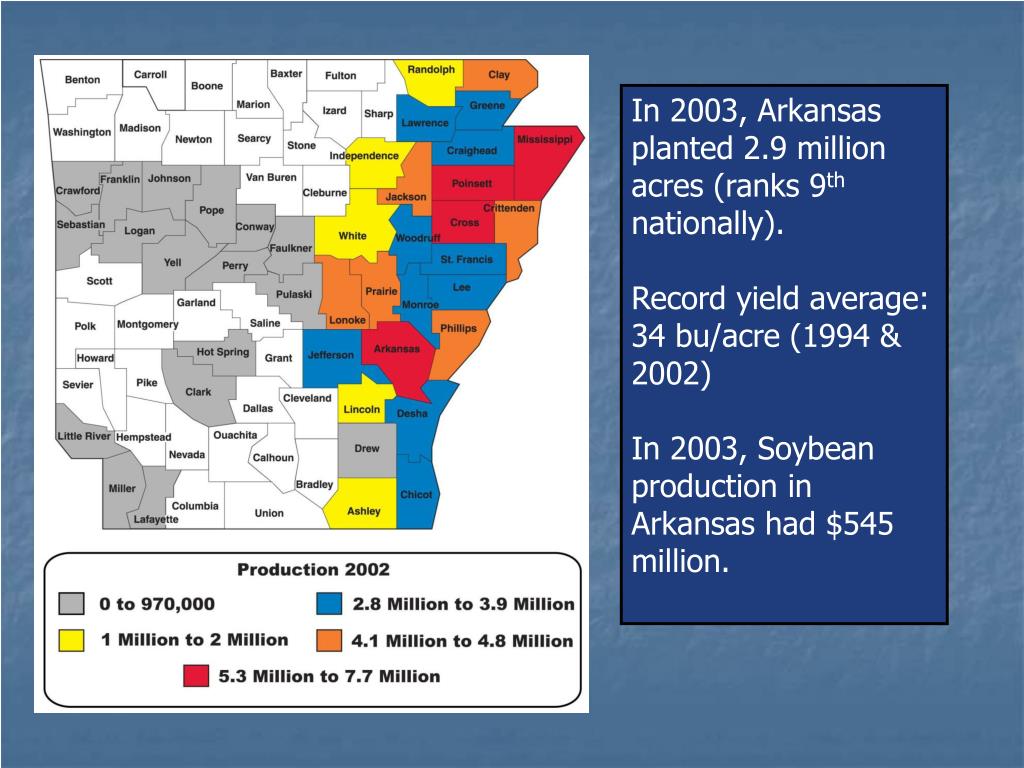 PPT Soybean Production In Arkansas Chris Tingle Extension Agronomist