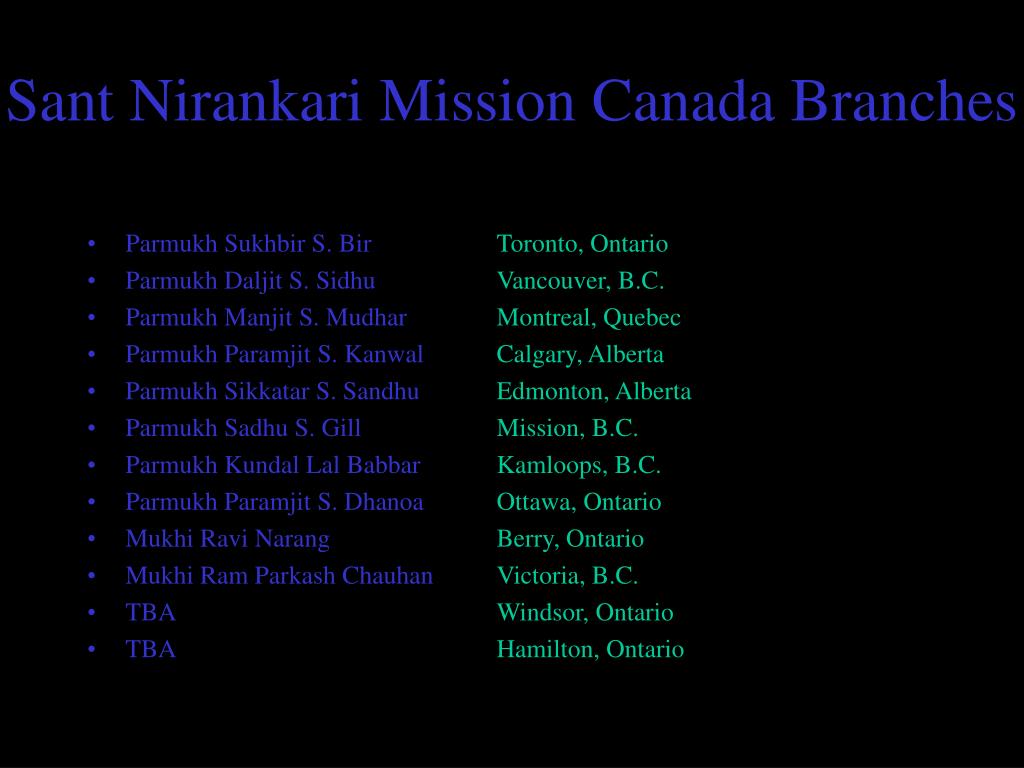 PPT Sant Nirankari Mission in North America PowerPoint Presentation