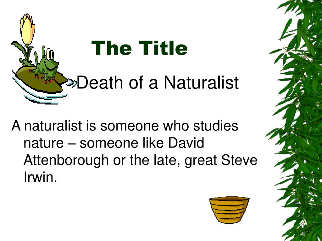 PPT Death of a Naturalist PowerPoint Presentation, free