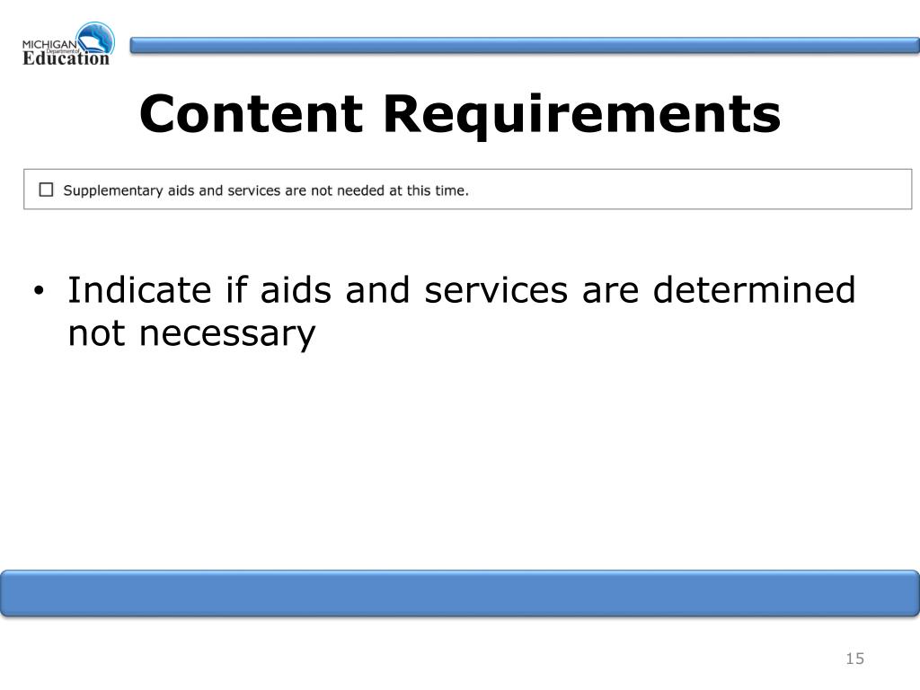 PPT Section 5 Supplementary Aids and Services Podcast Script