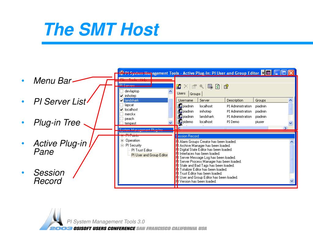 PPT PI System Management Tools 3.0 PowerPoint Presentation, free