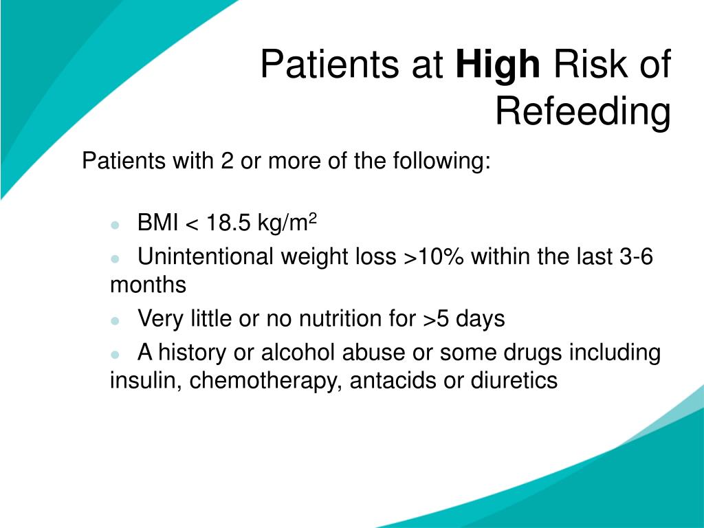 PPT Refeeding Syndrome PowerPoint Presentation ID766062