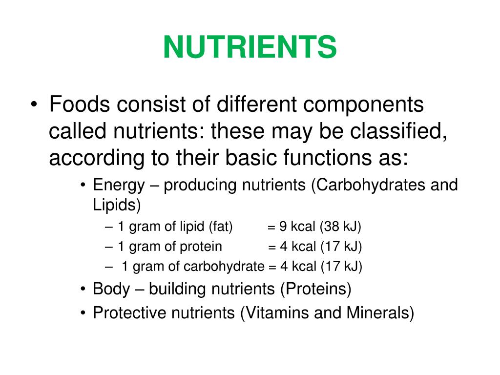 PPT INTRODUCTION TO HUMAN NUTRITION AND DIETETICS NTD 103 (3 UNITS