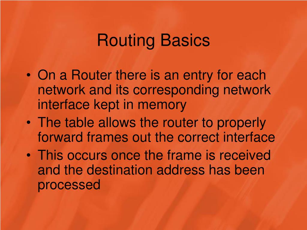 PPT Chapter 8 Routing PowerPoint Presentation, free download ID769120