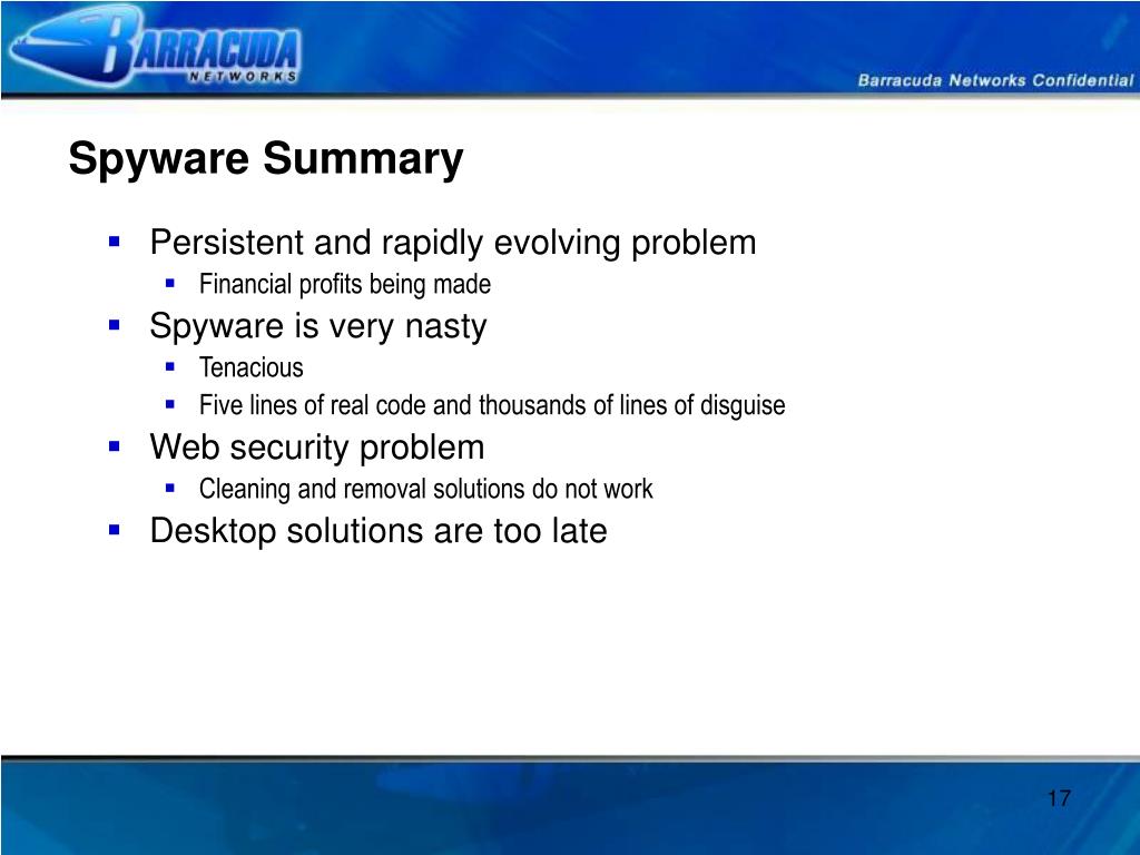 PPT Barracuda Spyware Firewall Introduction June 2005 PowerPoint