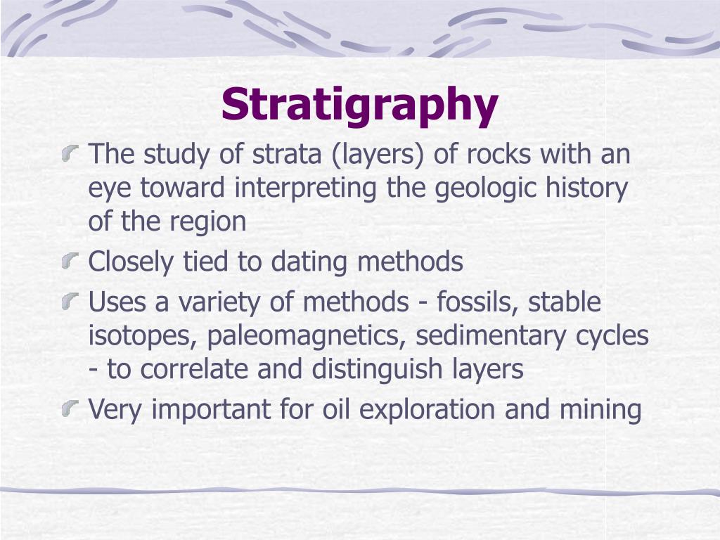 PPT Stratigraphy PowerPoint Presentation, free download ID77220