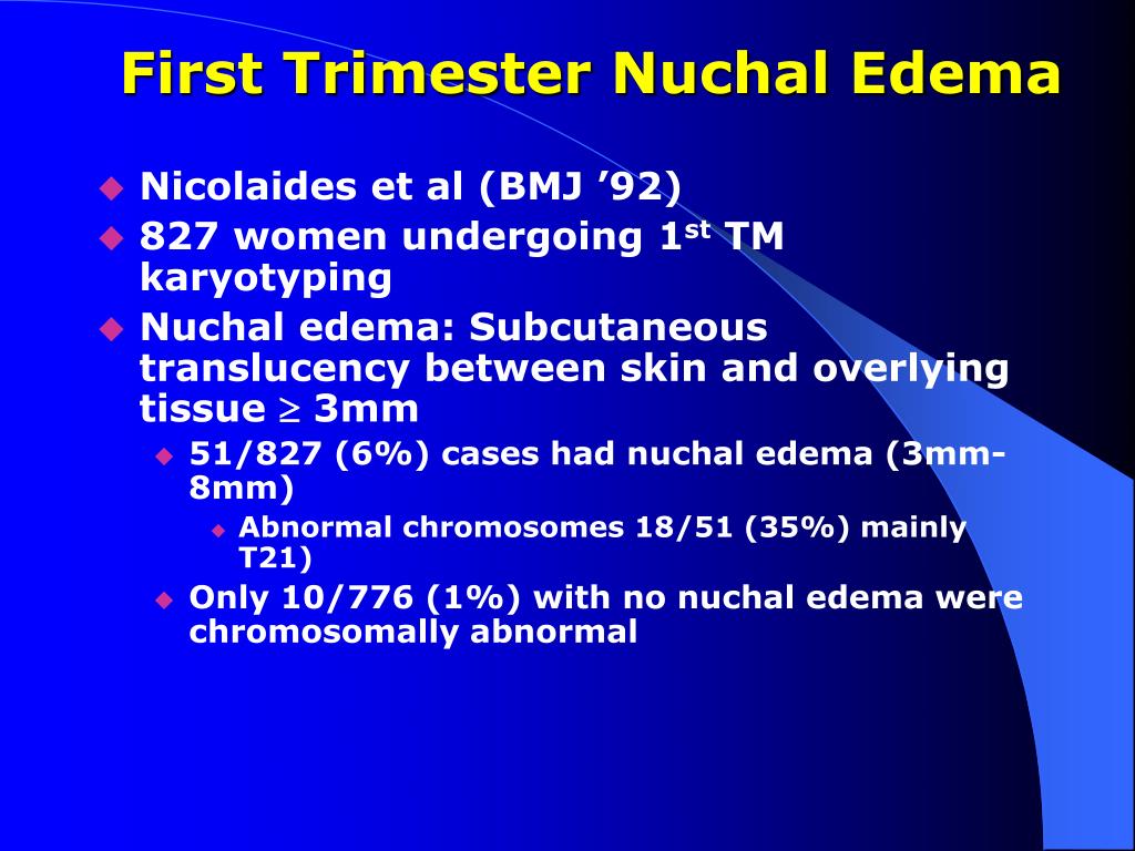 PPT Ultrasound Detection of the Chromosomal