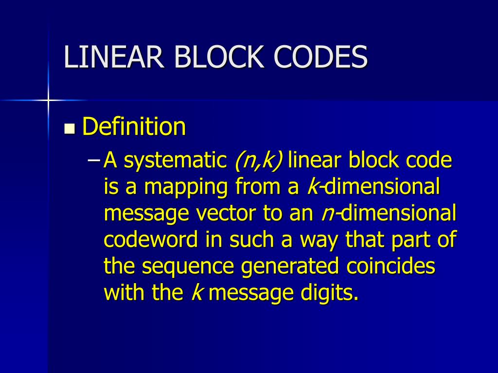 PPT USING THE MATLAB COMMUNICATIONS TOOLBOX TO LOOK AT CYCLIC CODING