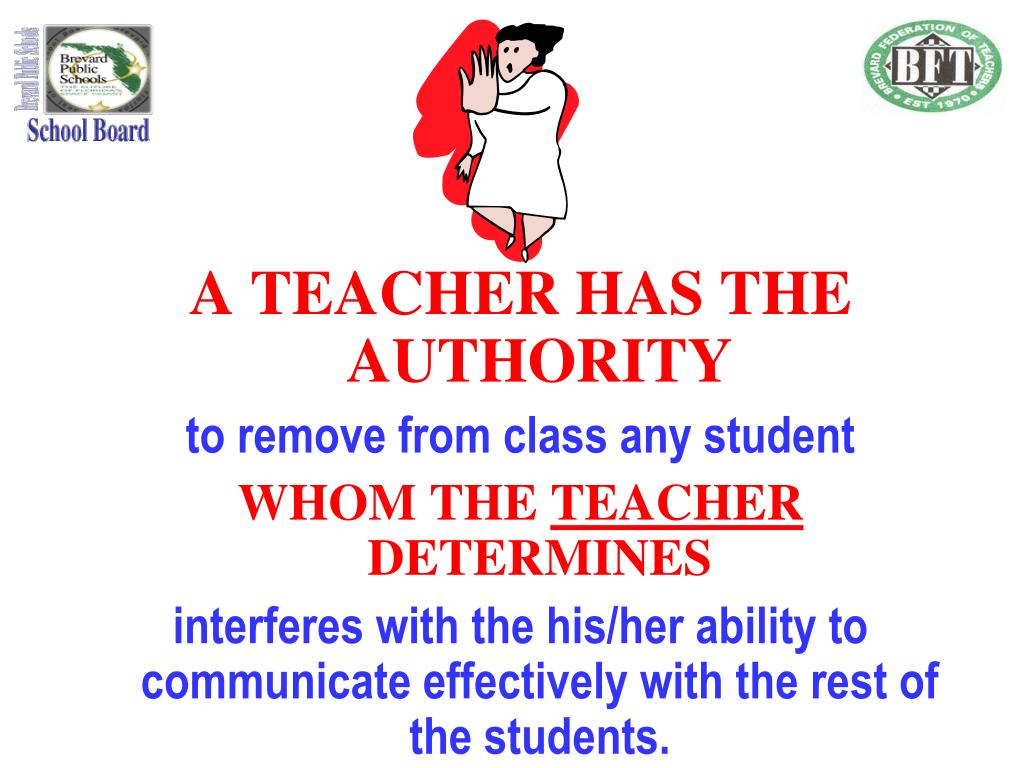 PPT The Teacher Authority Law ( FS 1003.32 ) PowerPoint Presentation