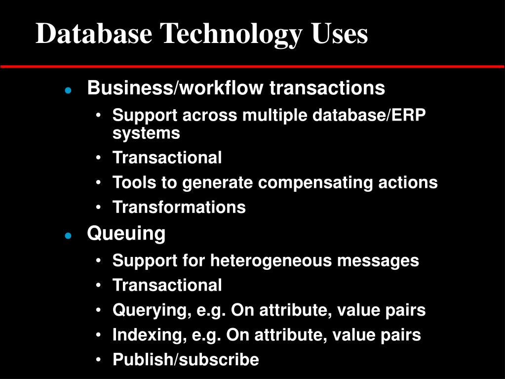PPT Databases in Applications Case Studies