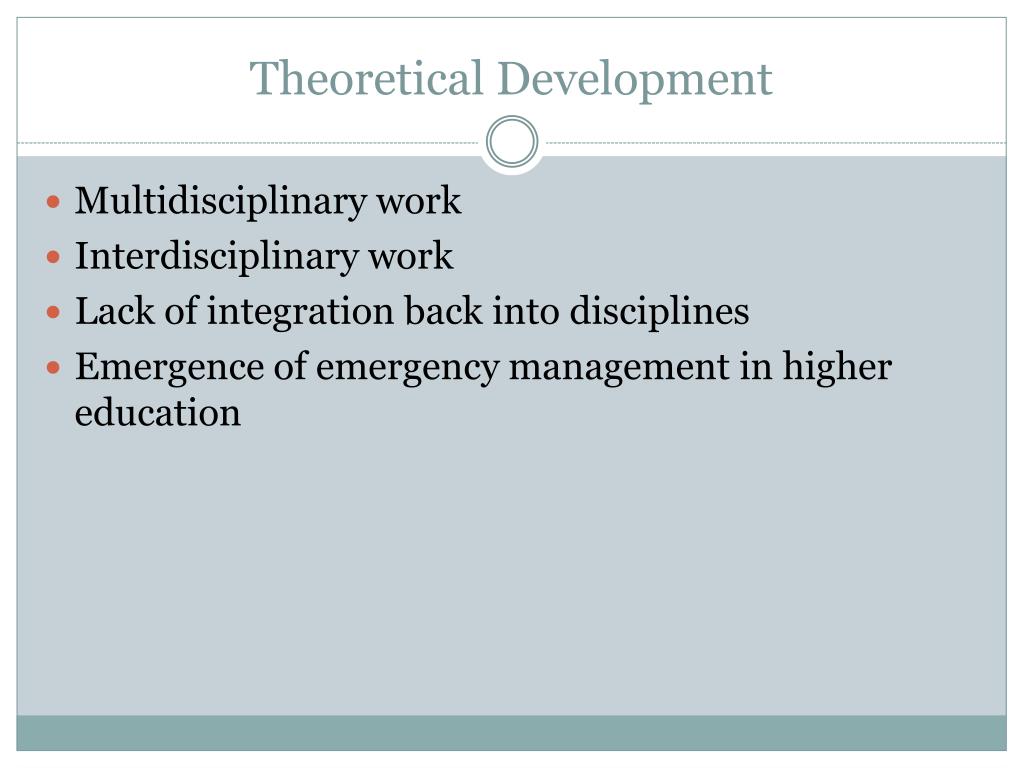 PPT Emergency Management Theory PowerPoint Presentation, free