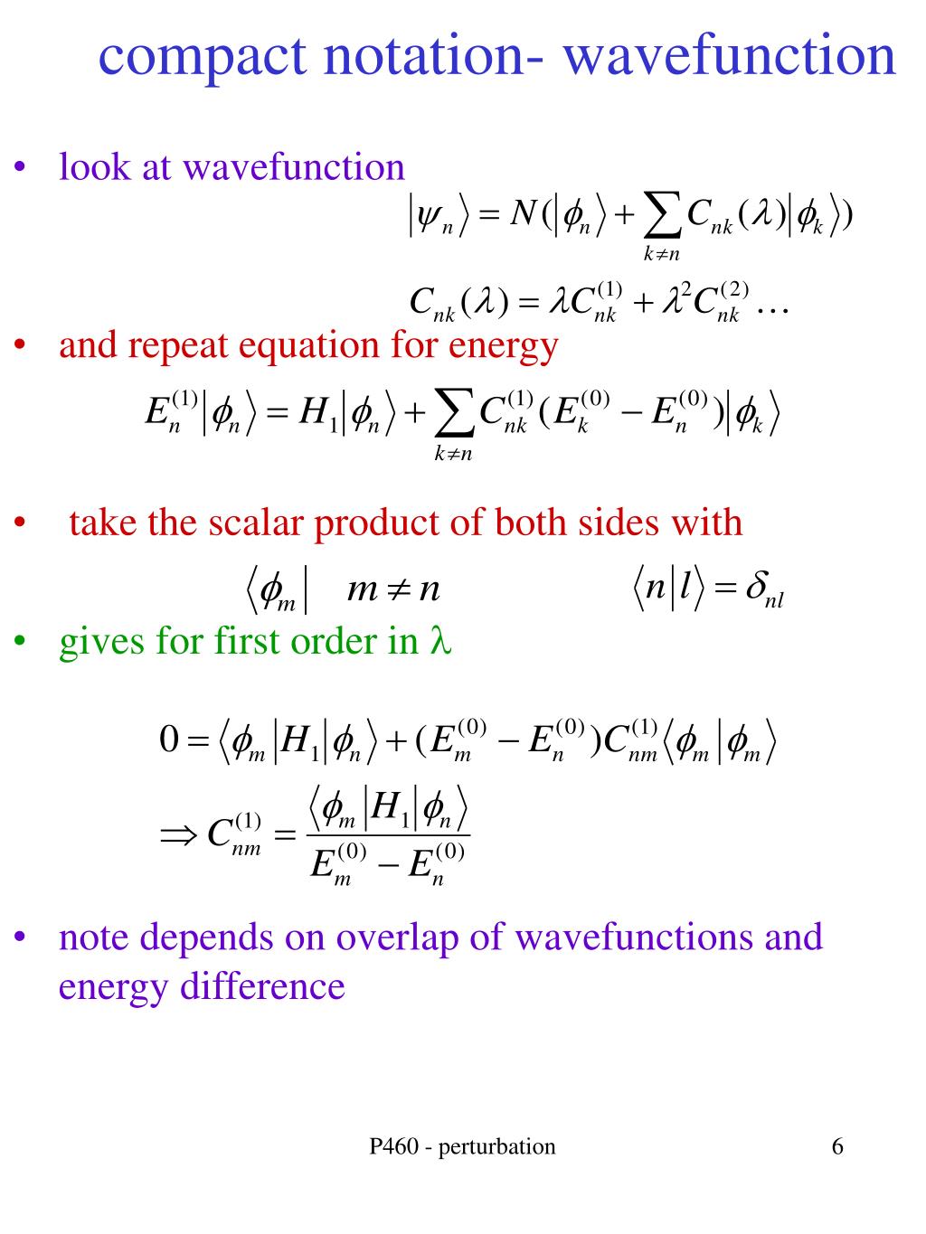 PPT Perturbation Theory PowerPoint Presentation, free download ID