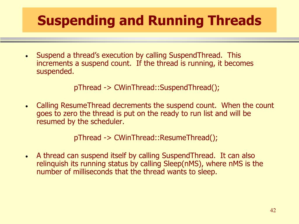 PPT Win32 Threads and Thread Synchronization PowerPoint Presentation