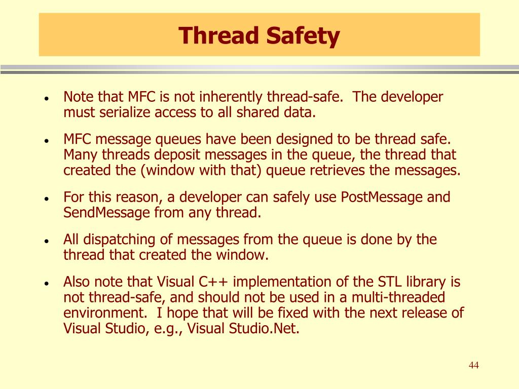 PPT Win32 Threads and Thread Synchronization PowerPoint Presentation