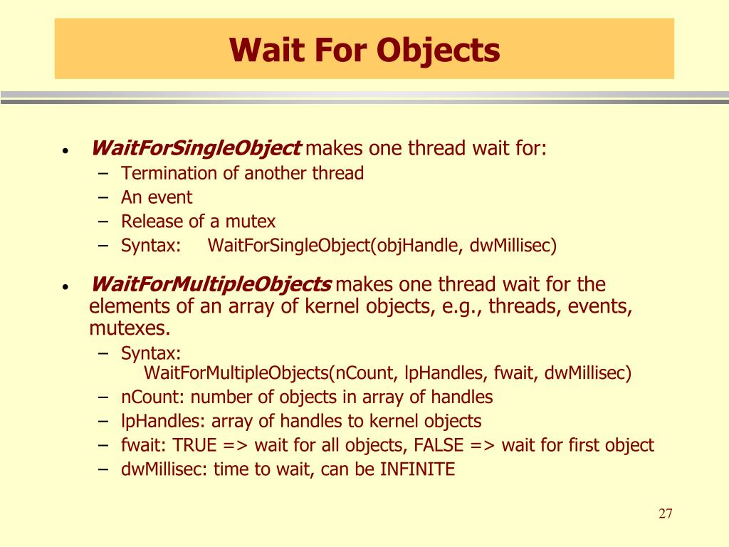 PPT Win32 Threads and Thread Synchronization PowerPoint Presentation