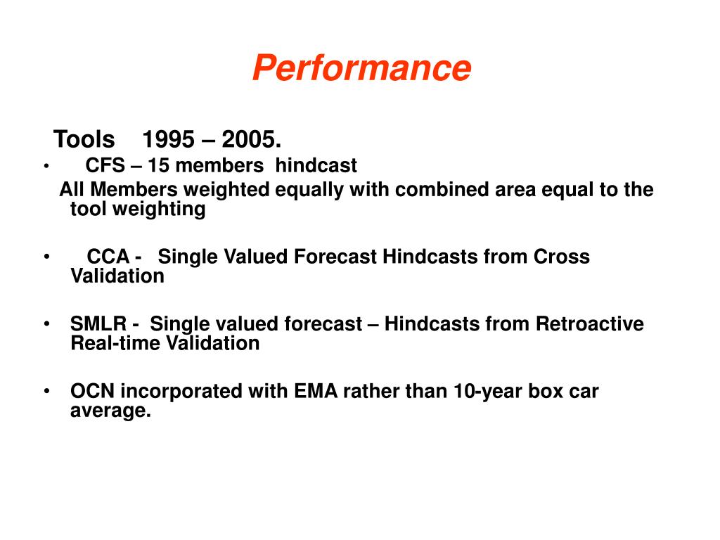 PPT Huug van den Dool / Dave Unger Consolidation of MultiMethod