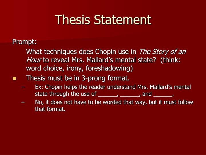 PPT “The Story of an Hour” by Kate Chopin PowerPoint