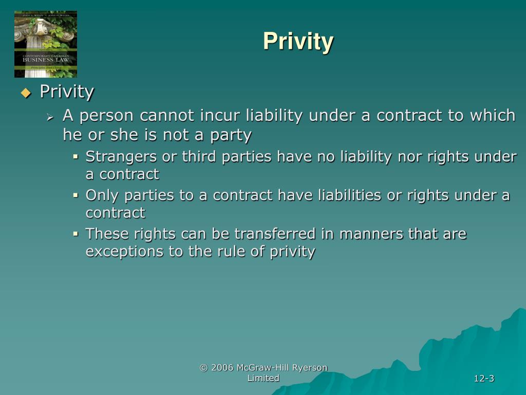 PPT Part 3 The Law of Contract PowerPoint Presentation, free