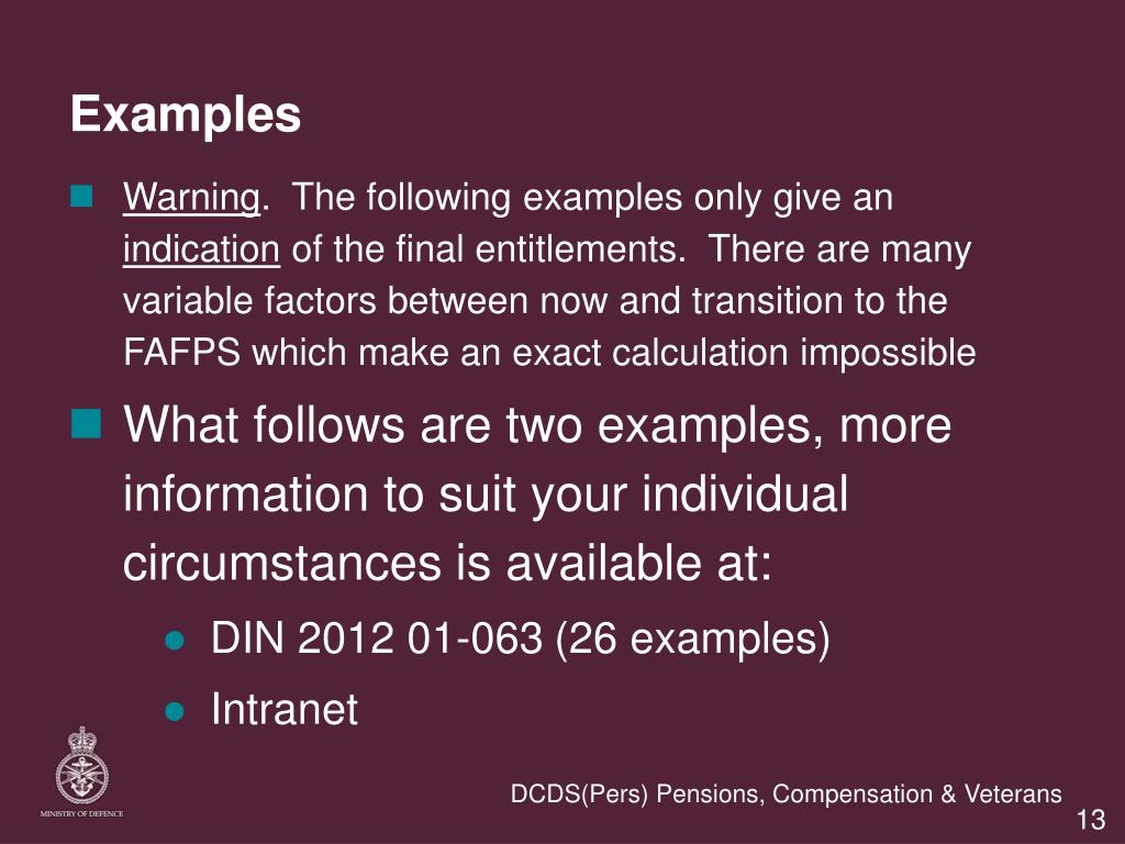 PPT Future Armed Forces Pension Scheme Team PowerPoint Presentation