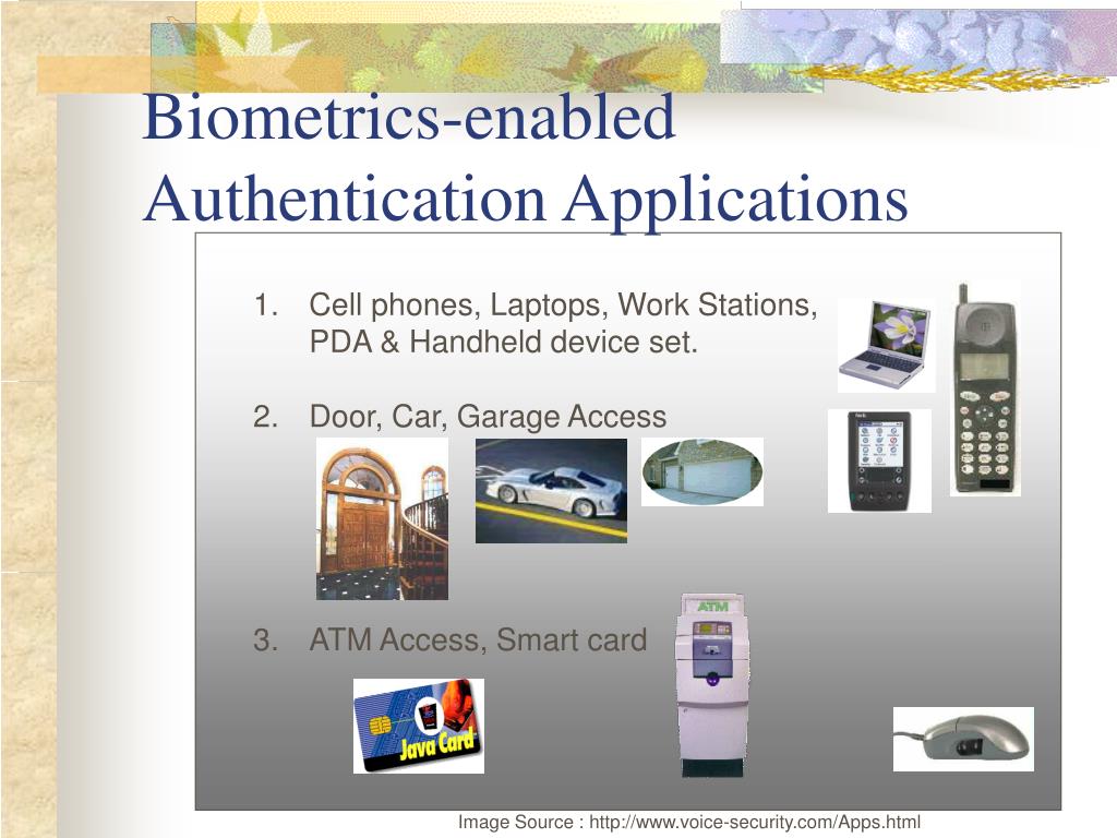 PPT Introduction to Biometric Authentication PowerPoint Presentation ID783911