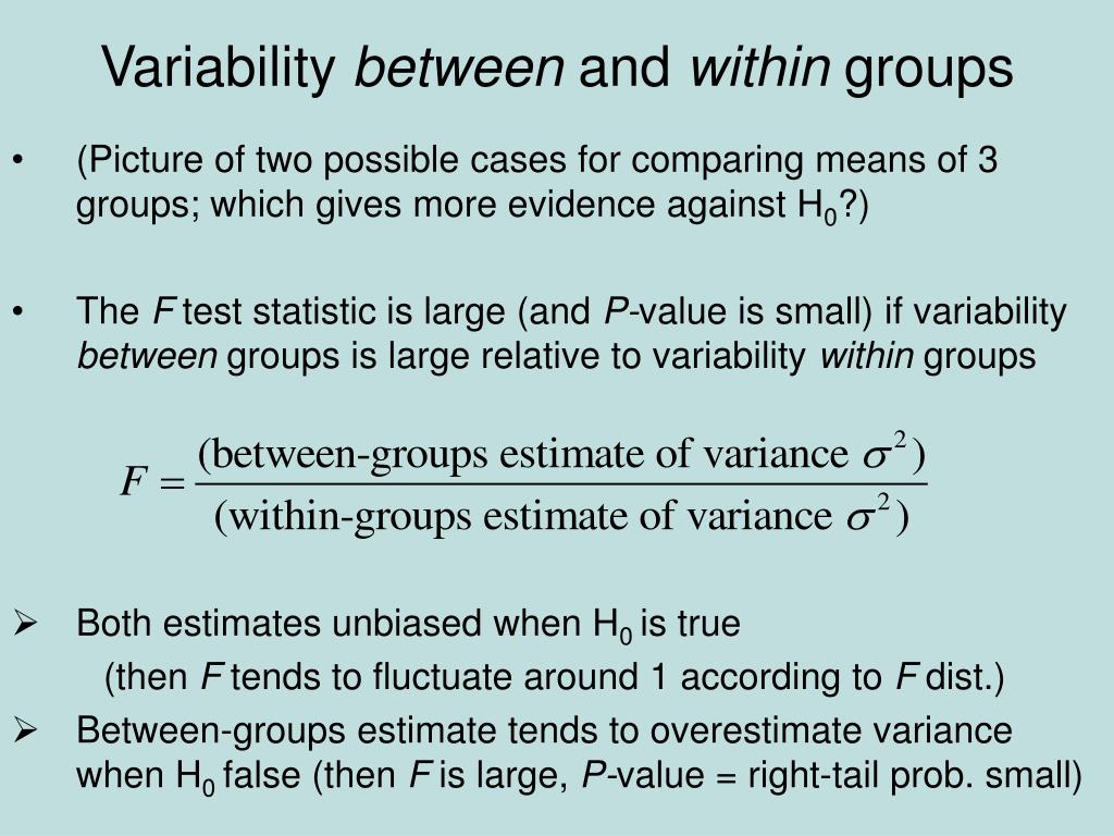 PPT 12. Comparing Groups Analysis of Variance (ANOVA) Methods