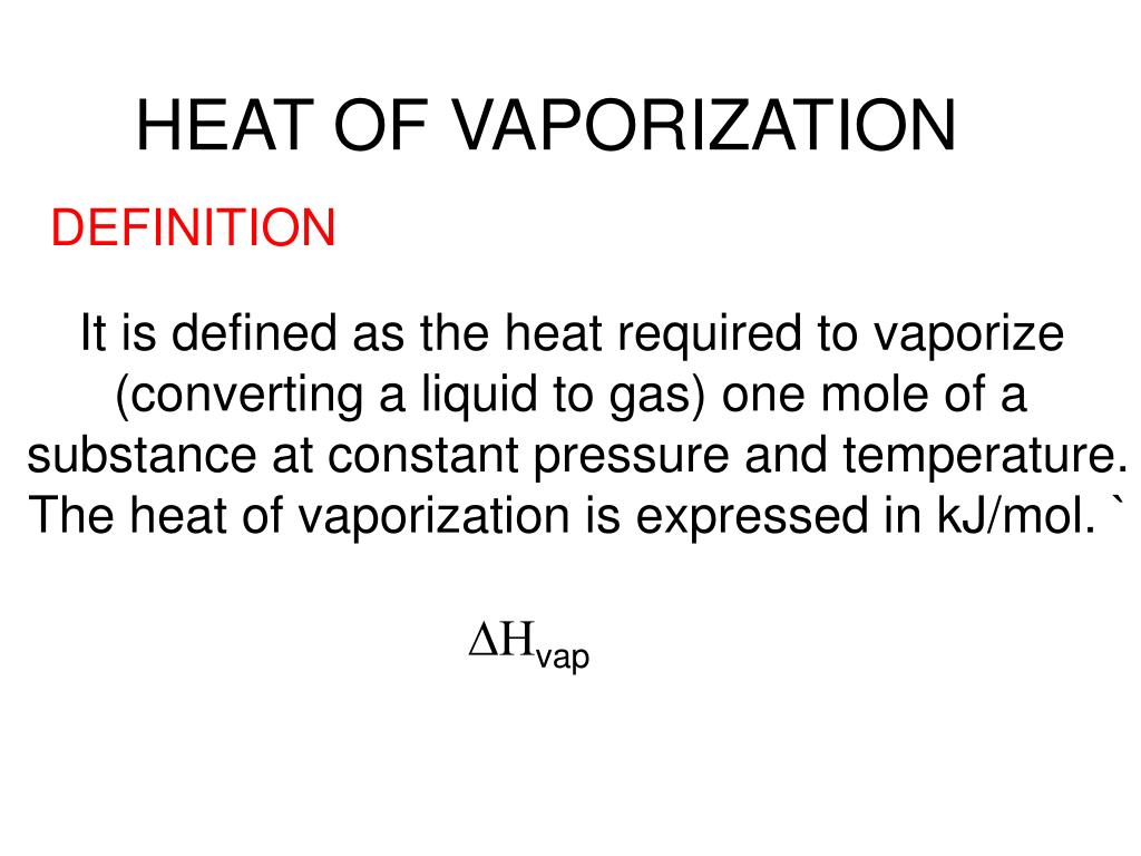 PPT VAPOR PRESSURE OF WATER PowerPoint Presentation, free download
