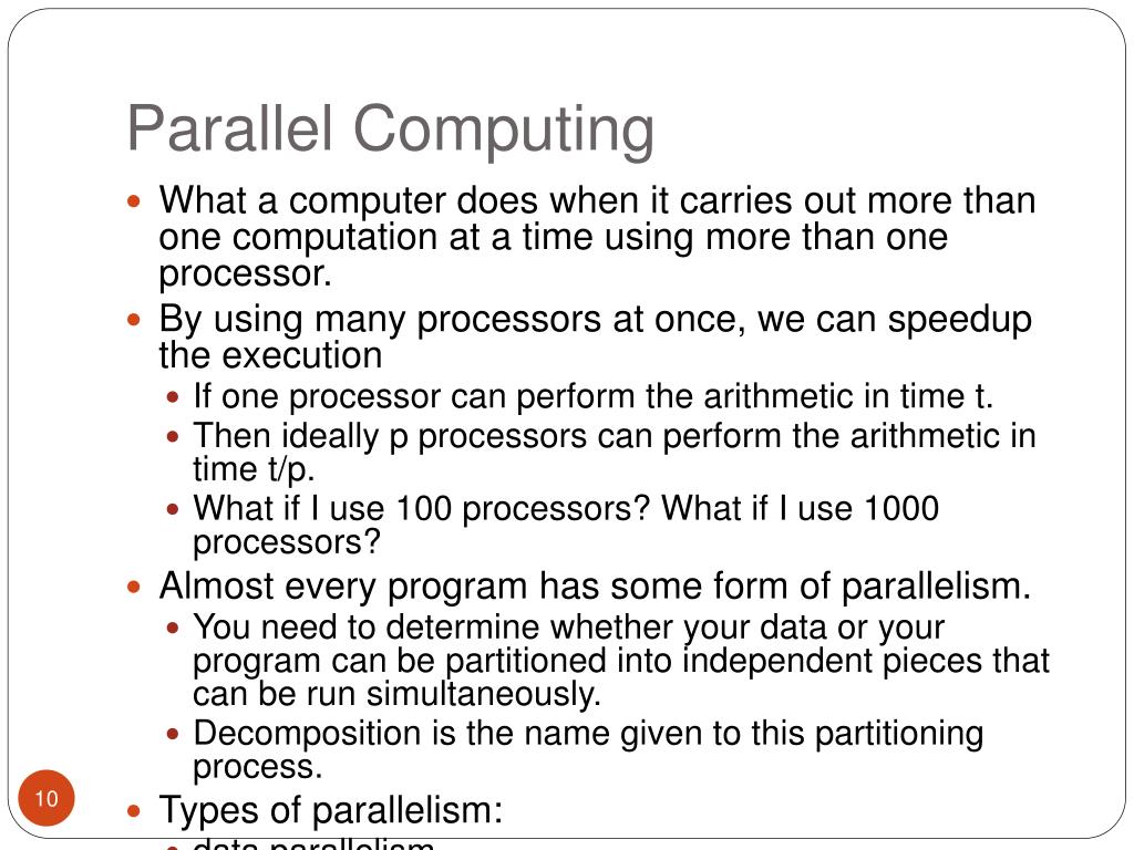PPT Parallel Computing Explained Parallel Computing Overview PowerPoint Presentation ID785462