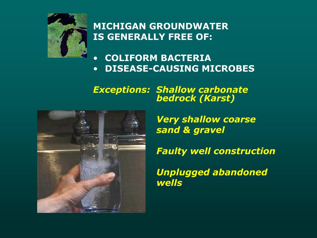 PPT Testing New Wells for Coliform Bacteria PowerPoint Presentation