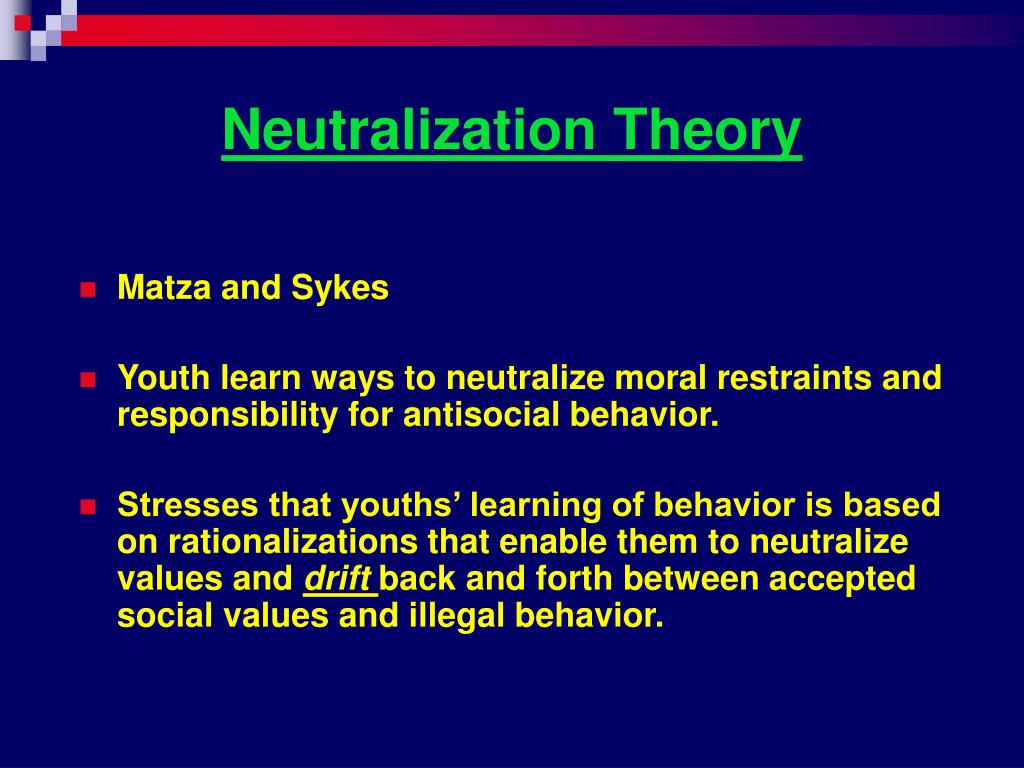 PPT Chapter 7 Social Process Theories Learning, Control and Reaction