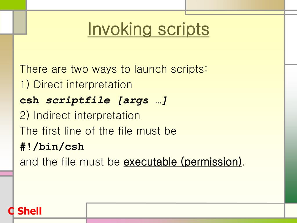 PPT LINUX System Lecture 6 Shell Programming PowerPoint