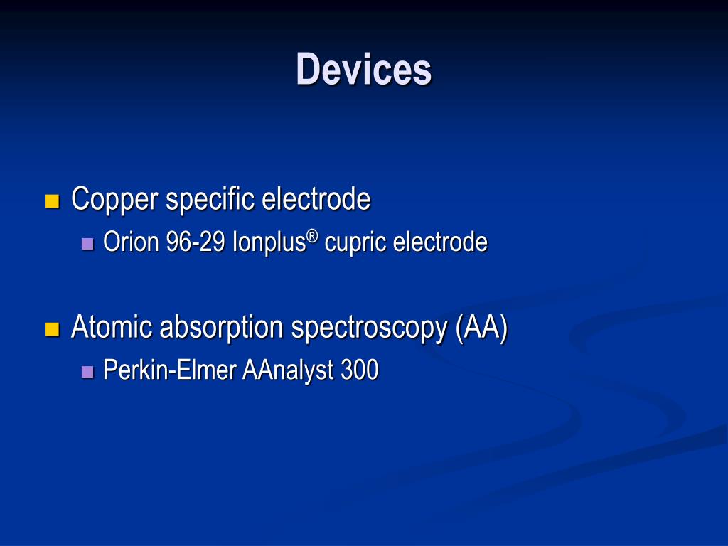 PPT Copper Ion Analysis PowerPoint Presentation, free download ID