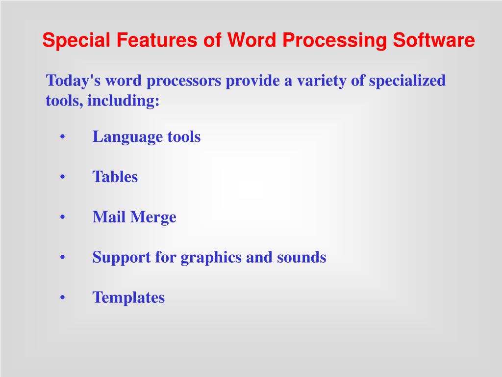 PPT Word Processing and Desktop Publishing Software PowerPoint