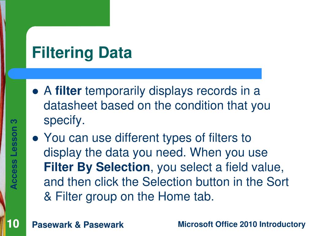 PPT Access Lesson 3 Creating Queries PowerPoint Presentation, free