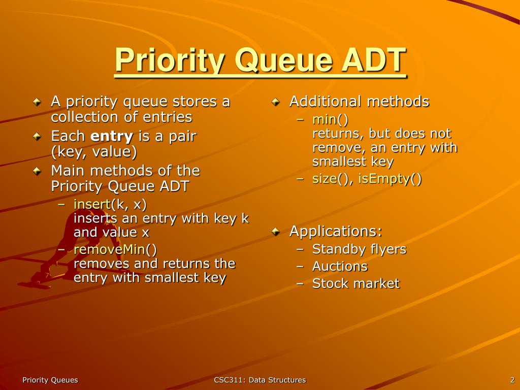 PPT Chapter 8 Priority Queues PowerPoint Presentation, free download