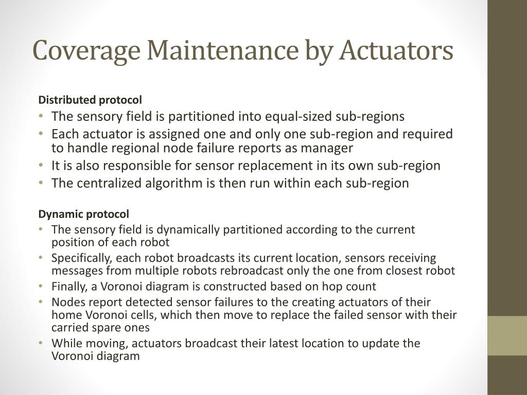 PPT Sensor Placement In Sensor & Actuator networks PowerPoint