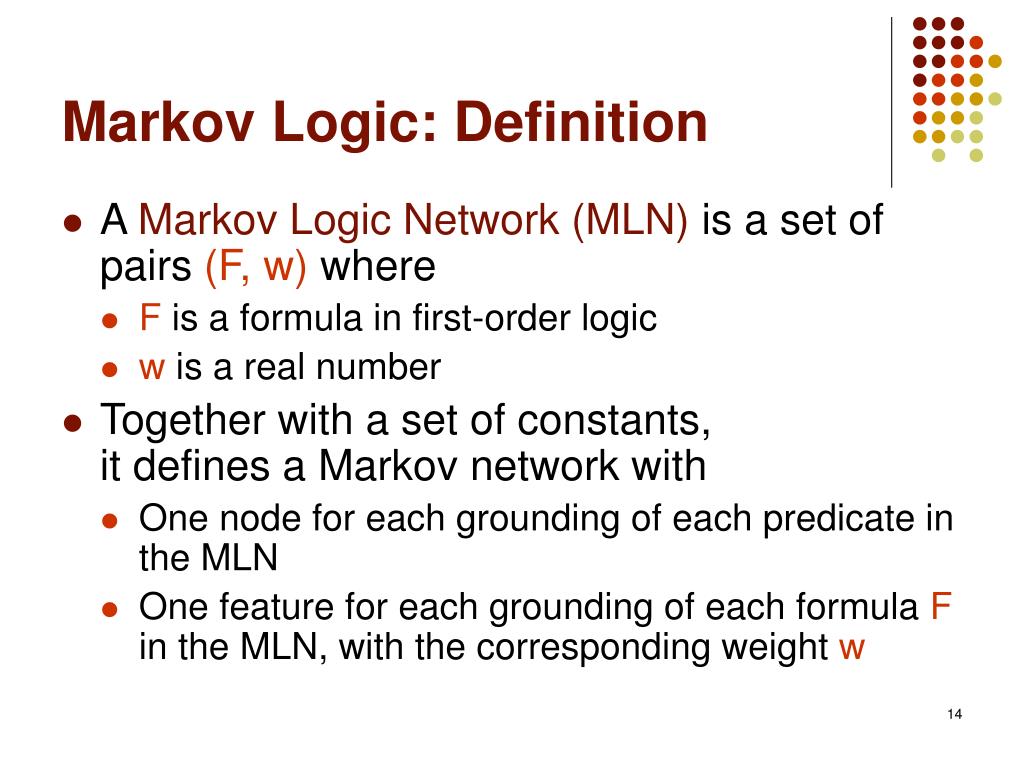 PPT Markov Logic PowerPoint Presentation, free download ID797792