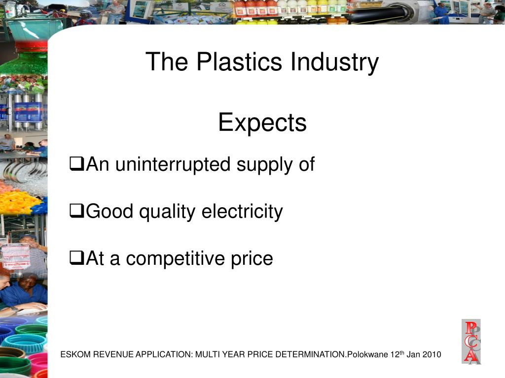 PPT PLASTICS CONVERTORS ASSOCIATION Presentation to NERSA ESKOM