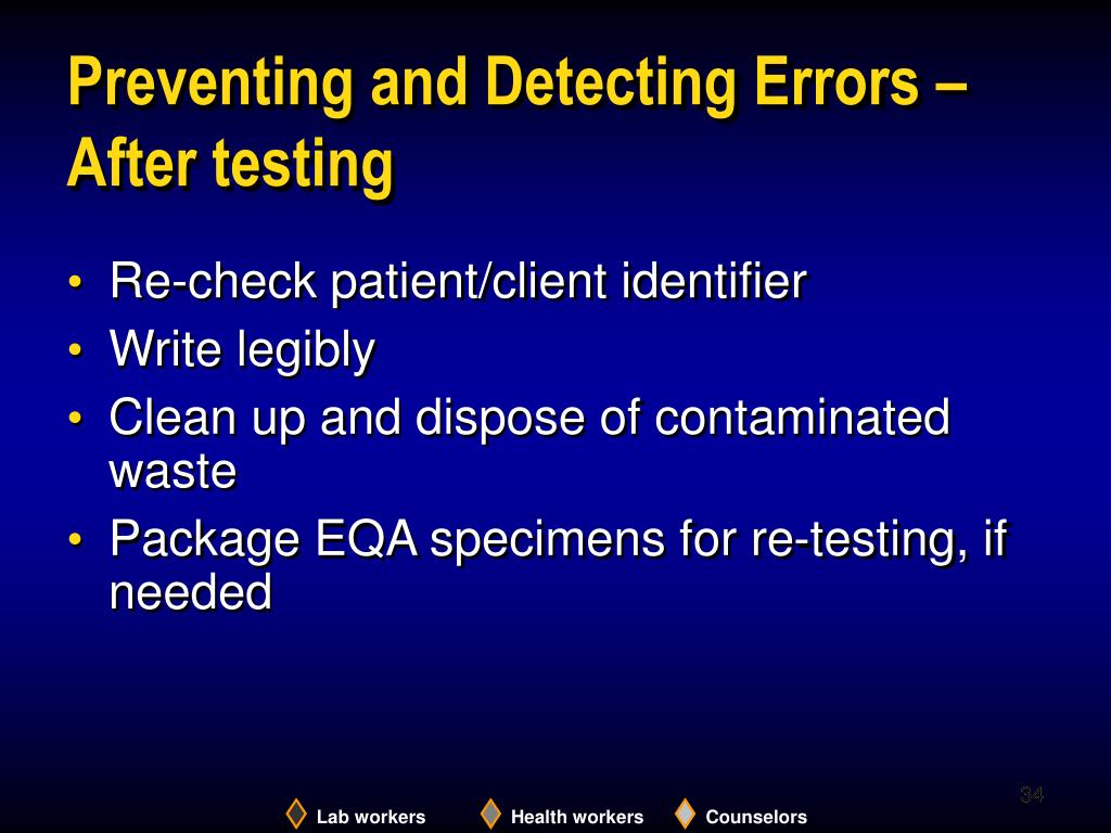 PPT Module 5 Assuring the Quality of HIV Rapid Testing PowerPoint