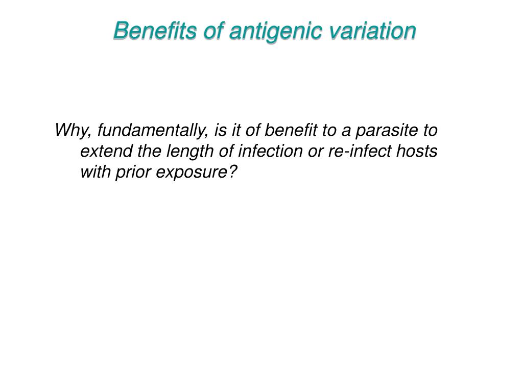 PPT Lecture 13 Immunology and disease parasite antigenic diversity