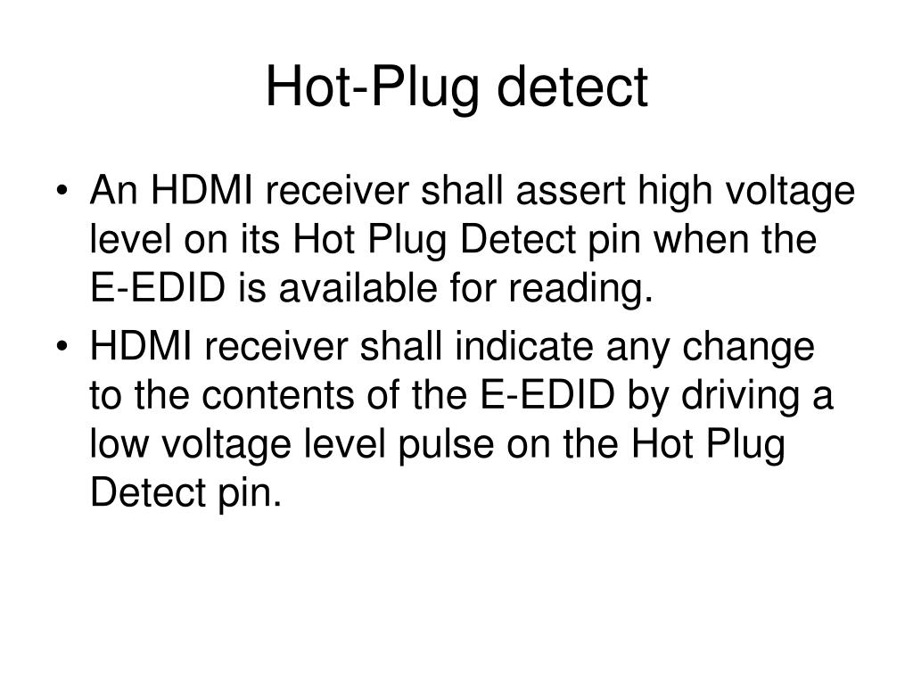 PPT HDMI HighDefinition Multimedia Interface PowerPoint Presentation