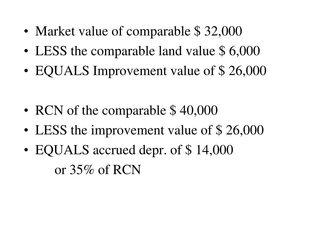 PPT COST APPROACH PROBLEMS PowerPoint Presentation, free download