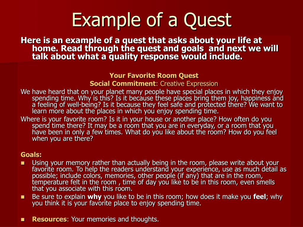 PPT Quest Tutorial PowerPoint Presentation, free download ID80518