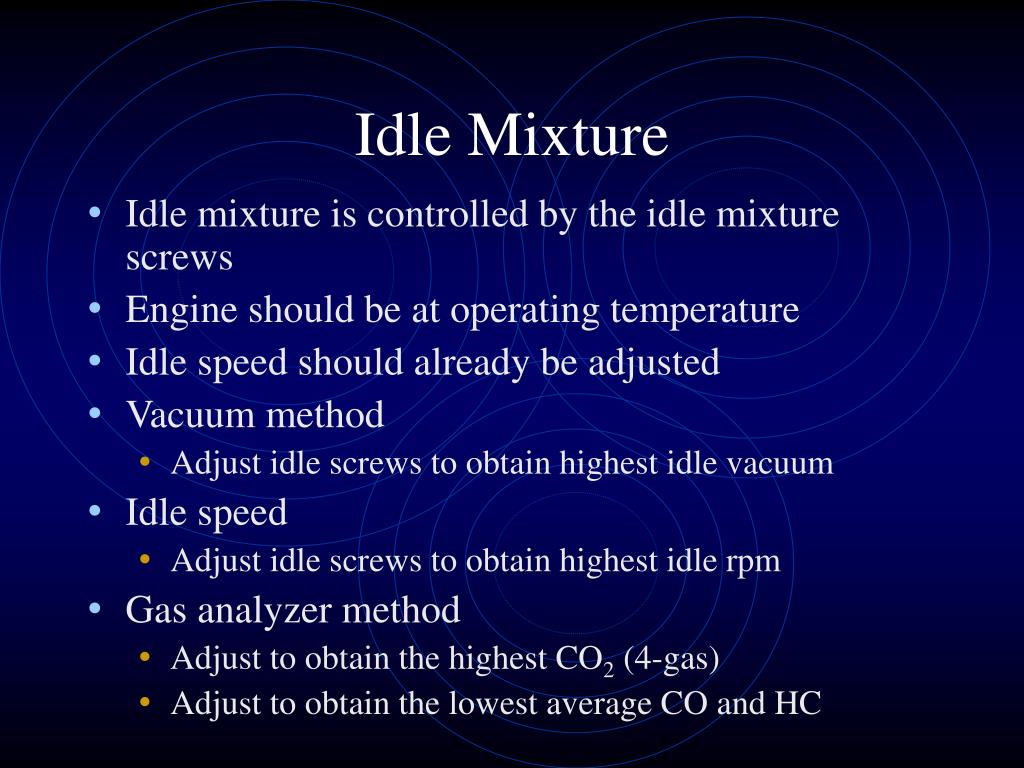 PPT Carburetor Adjustment PowerPoint Presentation, free download ID