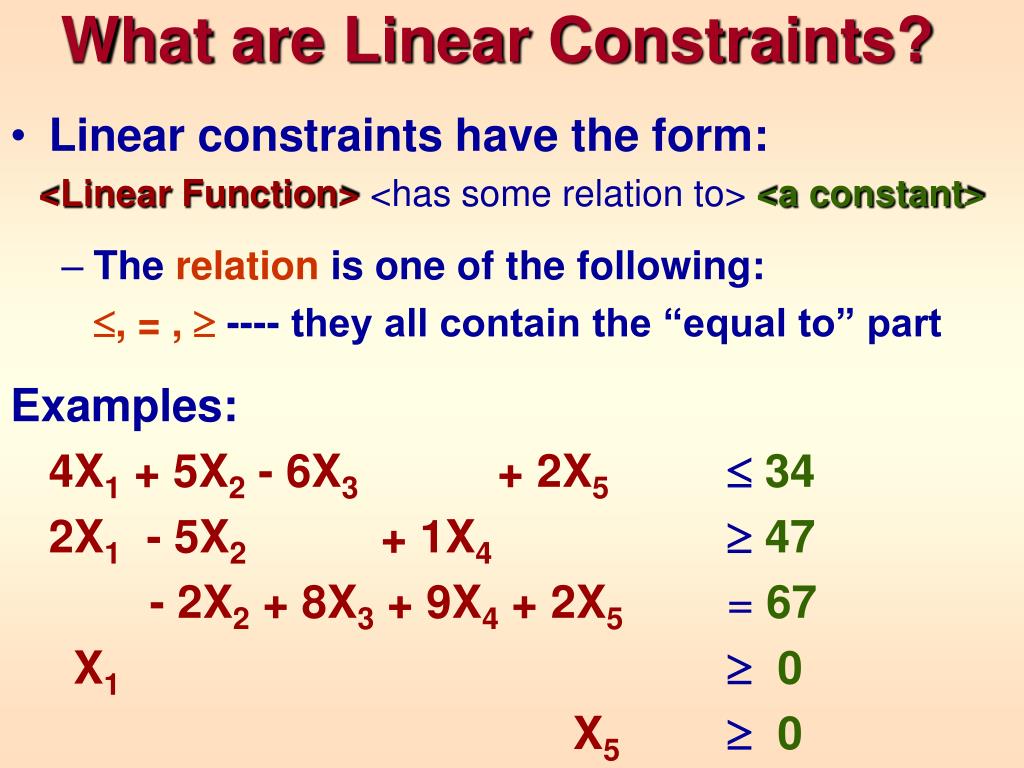 PPT Linear Programming PowerPoint Presentation, free download ID809250